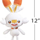 Pokemon 12 Large Scorbunny Plush