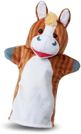 Melissa & Doug Melissa Doug Barn Buddies Hand Puppets Set of 6 Cow Sheep Horse Duck