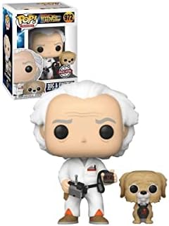 Funko Back To The Future Doc and Einstein Pop Vinyl Toy Figure - Limited Edition