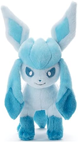 Pokemon Lets Play Plush Toy Glaceon Width Approx. 8.7 inches 22 cm