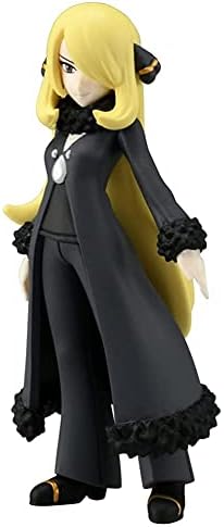 Pokemon Takara Tomy Monster Collection Cynthia Figure Toy Toy Safety Standards ST Mark