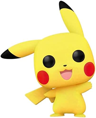 Funko Pokemon Pop Vinyl Figure Pikachu Waving Flocked 9cm