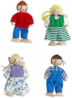 Melissa & Doug Melissa Doug Take-Along Wooden Doorbell Doll