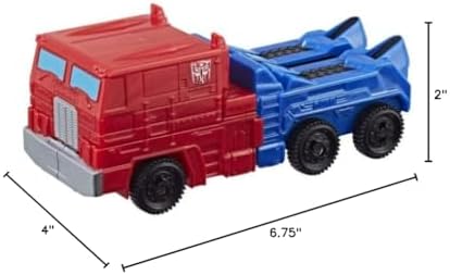 Transformers Authentics Optimus Prime Small Red Blue Gray Black