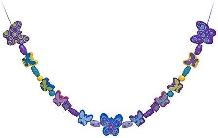 Melissa & Doug Melissa Doug Wooden 'Butterfly Friends' Bead Accessory Creation Set Free