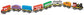 Melissa & Doug Melissa Doug Wooden Magnetic Train Cars - 8 Piece Educational and