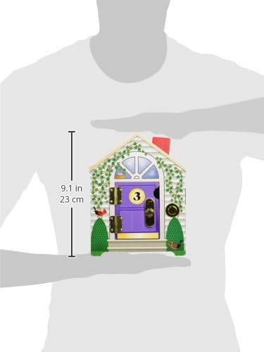 Melissa & Doug Melissa Doug Take-Along Wooden Doorbell Doll