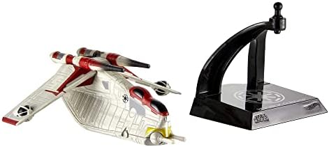 Hot Wheels Star Wars Hot Wheels Starships Select Premium Diecast Republic Gunship HHR26 10 Collectable Vehicle
