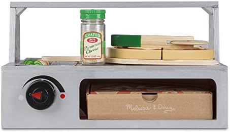 Melissa & Doug Melissa Dougi Top BaSaaSkaSe PaSiaSzaSzaSa Counter Wooden Play Food Set 1