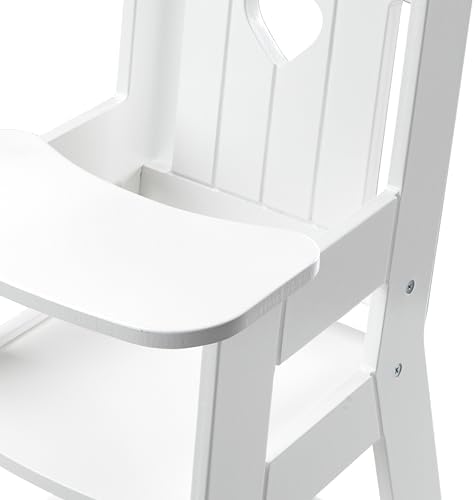 Melissa & Doug Melissa Doug Play High Chair - Pretend Play High Chair Baby Doll White
