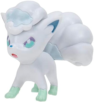 Pokemon PKW3135 Clip 'n'Go Poke Balls Alola Vulpix Super Ball Official Pokeball with 5 cm