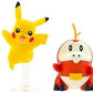 Pokemon Paldea Battle Figure 4 Pack - Features 2-Inch Pikachu Fuecoco Sprigatito and