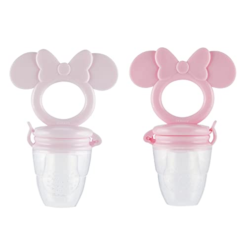 Disney Mickey and Minnie Teether with Fruit Feeder - Safe and Durable Design for Soothing