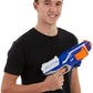 Nerf Elite Disruptor Dart Blaster Reflex Slam Fire Blue Easter Gifts for Amazon