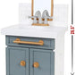 Little Tikes First Bathroom Sink with Real Working Faucet Pretend Play for 12 Bathroom