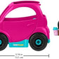 Fisher-Price Little People Barbie Pink Convertible with Figure Toddler Toy