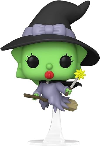Funko Pop TV Simpsons - Witch Maggie Simpson - Glow in The Dark - The Simpsons - Amazon - Collectable Vinyl Figure