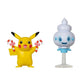 Pokemon PKW3028 Battle Figure Pack Winter Pikachu Gelatini Official Figure Set