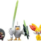 Pokemon Battle Figure 3 Pack - Features 2-Inch Fennekin and Lechonk and 3-Inch Sirfetch'd