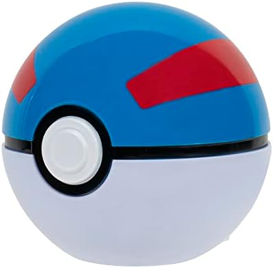 Pokemon PKW3135 Clip 'n'Go Poke Balls Alola Vulpix Super Ball Official Pokeball with 5 cm