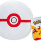 Pokemon 4 Pokeball Plush - Soft Stuffed Poke Ball Toy with Weighted Bottom Nest Ball