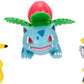 Pokemon PKW3893 Battle Figure Set - Pikachu Miniras Bisaknosp Official Figures Set