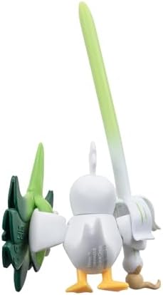 Pokemon Battle Figure 3 Pack - Features 2-Inch Fennekin and Lechonk and 3-Inch Sirfetch'd