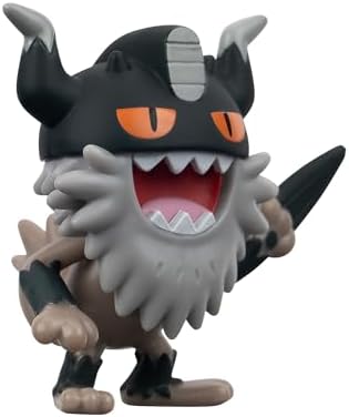 Pokemon Battle Figure 3 Pack - Features 2-Inch Pikachu and Perrserker and 3-Inch Hawlucha