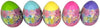 Barbie Color Reveal Easter Egg HJX67 Series Complete Set of 5 Colored Egg Surprises Bundle