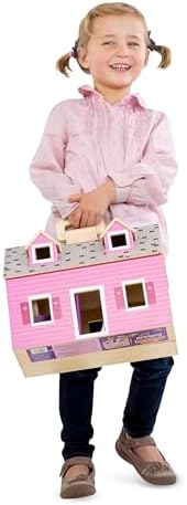 Melissa & Doug Melissa Doug Fold and Go Wooden Doll