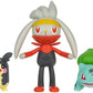 Pokemon Battle Figure 3PK MORPEKO Bulbasaur RABOOT