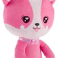 Barbie Stuffed Animal 7-inch Pink Pet Puppy Plushie with Glitter Collar