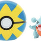 Pokemon Clip N Go Pokeball 5 cm Totodile Battle Figure - Attachable to Belt - New 2022 -