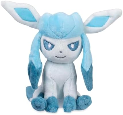 Pokemon Center Glaceon Sitting Cuties Plush - 7 in.