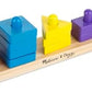 Melissa & Doug Melissa Doug Stack and Sort Board - Wooden Educational Toy for age 2 years
