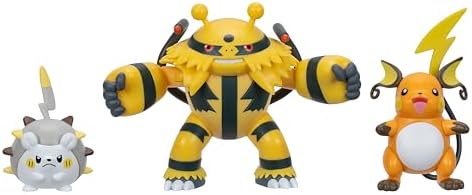 Pokemon Battle Figure 3 Pack - Features 2-Inch Misdreavus and Alolan Marowak and 3-Inch