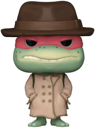 Funko POP Movies Teenage Mutant Ninja Turtles TMNT - Raphael with Coat Hat - Collectable Vinyl Figure