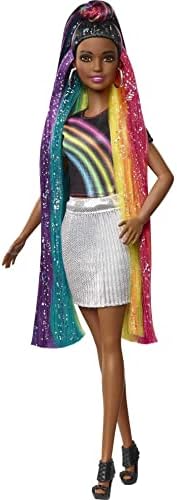 Barbie Rainbow Sparkle Hair Doll
