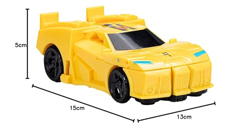 Transformers EarthSpark 1-Step Flip Changer Soundwave 4-Inch Action Figure Robot for