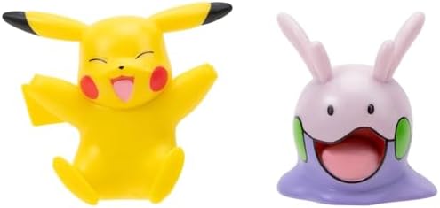 Pokemon Articulated Battle Figure Set Multi-Pack Pikachu and Goomy