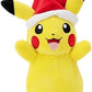 Pokemon PKW3376-20 cm Winter Plush - Pikachu with Christmas Hat Official Plush