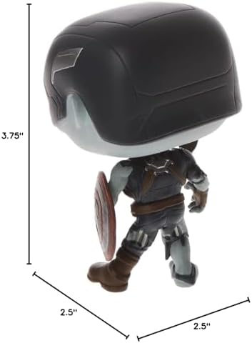 Funko Pop Marvel What If - Zombie Captain America Vinyl Bobblehead - Marvel What If - Collectable Vinyl Figure