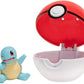 Pokemon Official Squirtle Clip and Go Comes with Squirtle Action Figure and Poke Ball