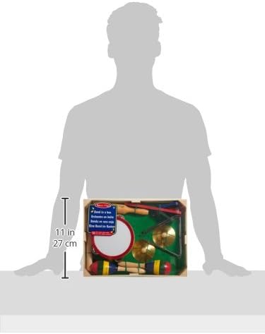 Melissa & Doug Melissa Doug Band-in-a-Box Clap Clang Tap - 10-Piece Musical Instrument