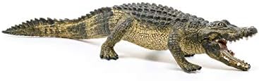 Schleich Wild Life Realistic Alligator Figurine with Movable Jaw - Detailed Alligator Toy