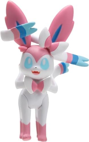 Pokemon Battle Figure 10 Pack - One 4.5-Inch Cinderace Figure Plus Three 3-Inch and Six