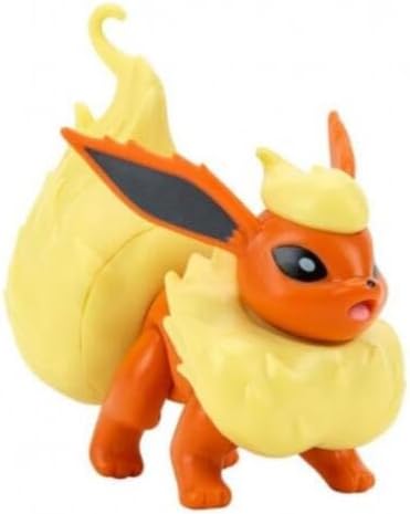 Pokemon Clip N Go Battle Feature Figure Set and Action Ready Flareon