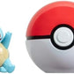 Pokemon Clip 'N' Go Squirtle and Poke Ball - Includes 2-Inch Battle Figure and Poke Ball
