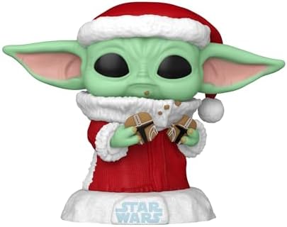 Funko POP Star Wars The Mandalorian Holiday - Grogu Santa - The Child - Baby Yoda - Collectable Vinyl Figure
