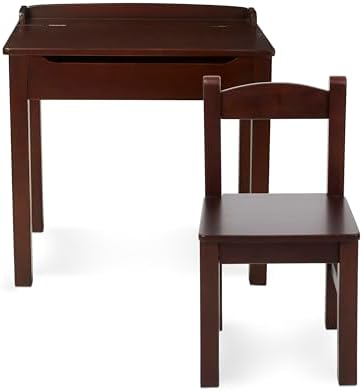 Melissa & Doug Melissa Doug Wooden Lift-Top Desk Chair - Espresso